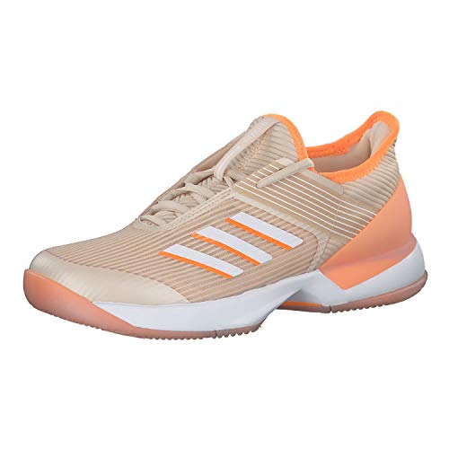 Adidas Adizero Ubersonic 3 w, Zapatillas de Tenis Mujer, Multicolor (Lino/Ftwbla/Narfla 000), 41 1/3 EU