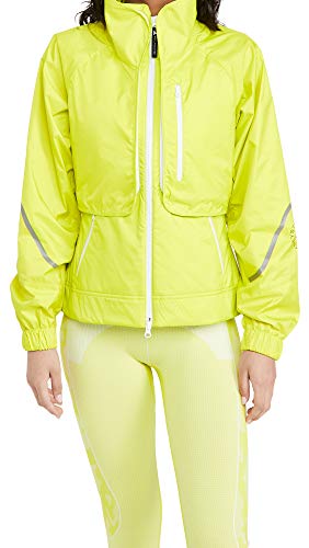 adidas by Stella McCartney Women's ASMC Two in One Jacket, Yellow/Green, Large