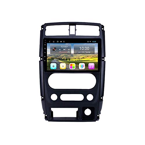 Car Stereo 9 Pulgadas Car Radio Stereo MP5 Player Android 8.1 para Suzuki JIMNY 2007-2012 Navigation, GPS 2.5D Touch Screen, BT, WiFi, Mirror Link, Radio Tuner (RAM 2G + ROM 32G)