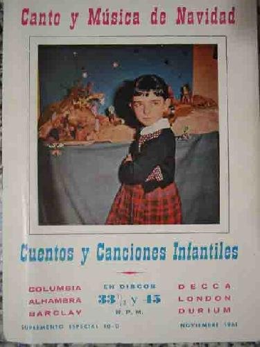 Catalogo DISCOS CANTO Y MUSICA DE NAVIDAD, Suplemento Especial 10 - D. Noviembre 1961