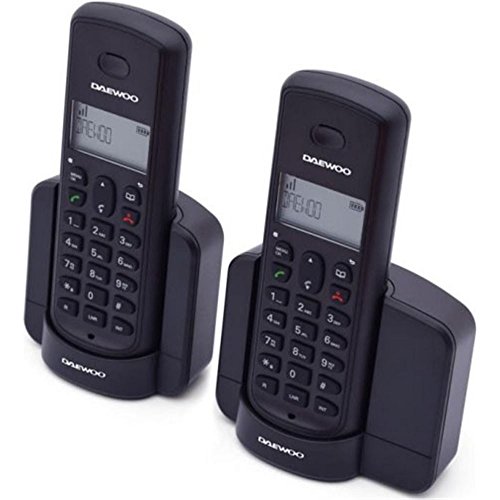 Daewoo Dect Dtd-1350 Duo - Teléfono, Negro