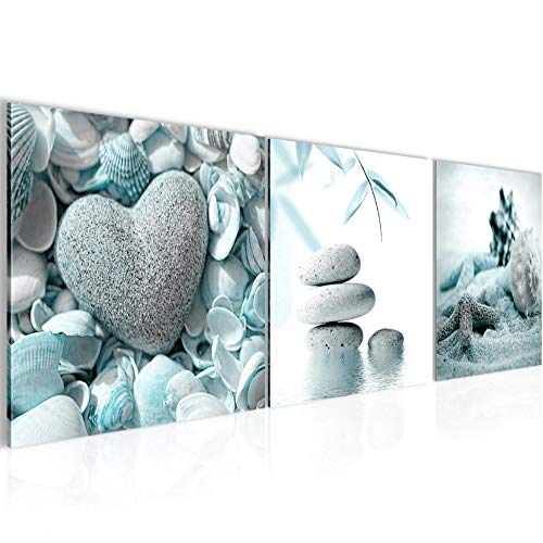 ? Decoración de pared Tabla onque arena - 120 x 40 cm Vista de impresión en lienzo Salón Apartamento - listo para colgar - 501633b