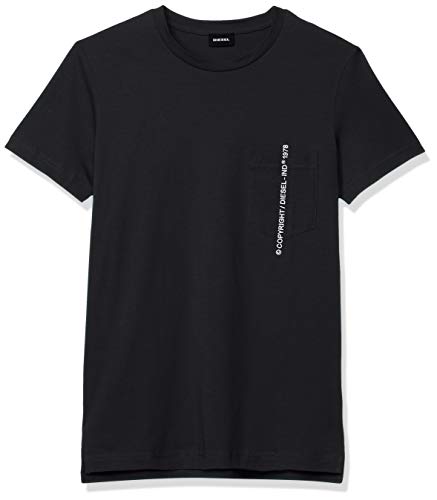 DIESEL T-Rubin Tops y Camisetas Hommes Negro - M - Camisetas Manga Corta