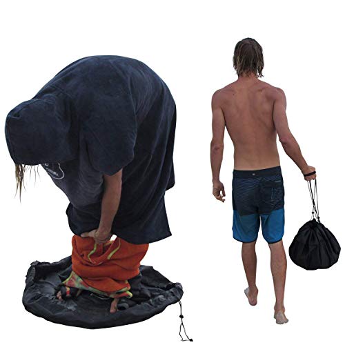 FAMKIT Cambiador de traje de neopreno/bolsa impermeable para secado / bolsa húmeda para surfistas buceo impermeable bolsa seca protectora