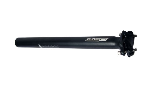MSC Bikes MSC 31.4 mm 400 mm. Alu6061T4. Straight - Tija de sillín de Ciclismo, Color Negro
