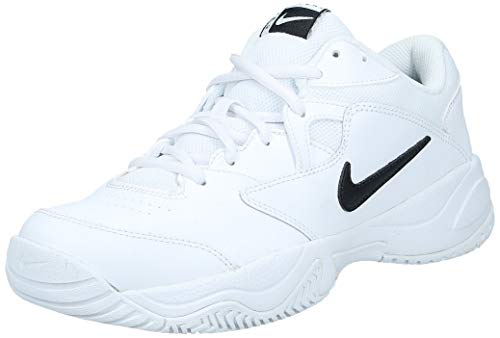 Nike Court Lite 2, Zapatillas de Tenis Hombre, Blanco (White/Black/White 100), 45 EU