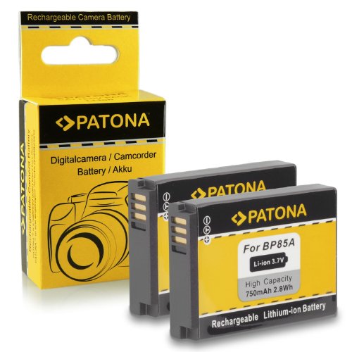 PATONA 2X Bateria IA-BP85A Compatible con Samsung PL210 SH100 ST200 ST205F WB210