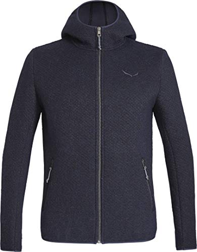 SALEWA Woolen Sweatshirt, Mens, Premium Navy, 56/3X