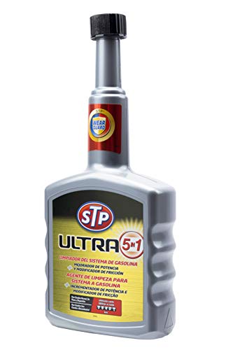 STP ST76400SP Tratamiento Limpiador Ultra WEARGUARD Coche Gasolina 5 EN 1 DE 400 ML Reduce Las emisiones del Tubo de Escape