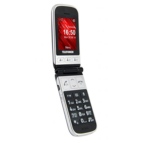 Telefunken TM 230 Cosi - Teléfono móvil libre, color gris y negro
