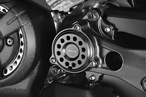 TMAX 530 560 2017/20 - Cover Piñón (R-0847) - Protección Diábolos Topes Deslizadores Anticaidas - Aluminio - Tornillería Incluido - Accesorios De Pretto Moto (DPM Race) - 100% Made in Italy