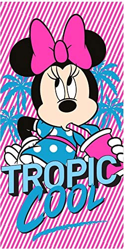 Toalla de Playa o Piscina Infantil de Disney Licencia Oficial (Minnie Mouse B)