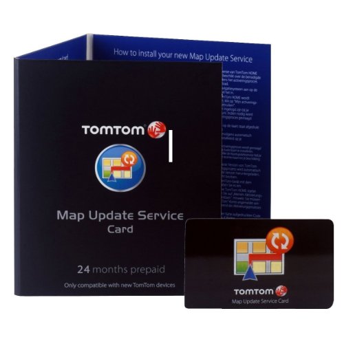 TomTom Map Update System - Tarjeta prepago (24 meses) de actualizaciones de sistema para GPS de las series GO, ONE, ONE XL y XXL (importado)