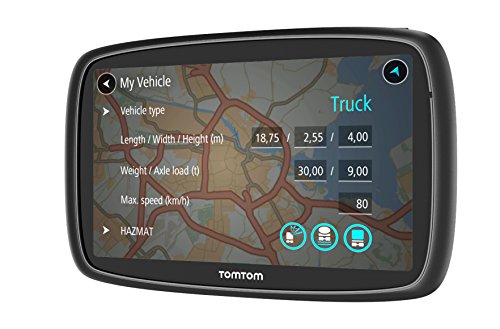 TomTom Trucker 6000 navegador 15,2 cm (6") Pantalla táctil Portátil/Fijo Negro 300 g - Navegador GPS (Interno, Toda Europa, 2D/3D, 15,2 cm (6"), 800 x 480 Pixeles, Horizontal)