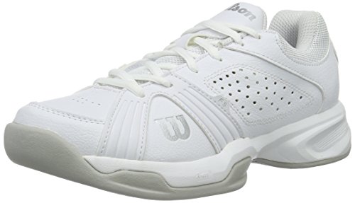 Wilson Rush Swing W White, Zapatillas de Tenis Mujer, Blanco (White), 39.5 EU