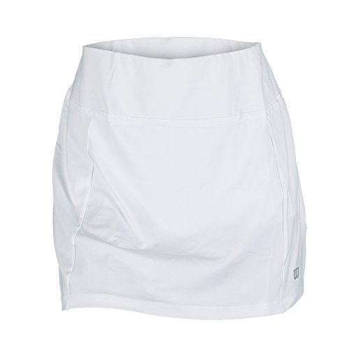 Wilson Tennisbekleidung W Nvision Elite 14.5 Skirt Falda, Mujer, Blanco, XS