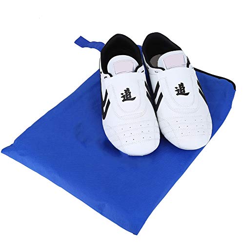 Zapatos de Taekwondo KEENSO, para Boxeo Deportivo Kung fu Taichi, Zapatillas de Artes Marciales, Zapatos Ligeros para Hombres y Mujeres con Bolsa de Almacenamiento Azul(42)
