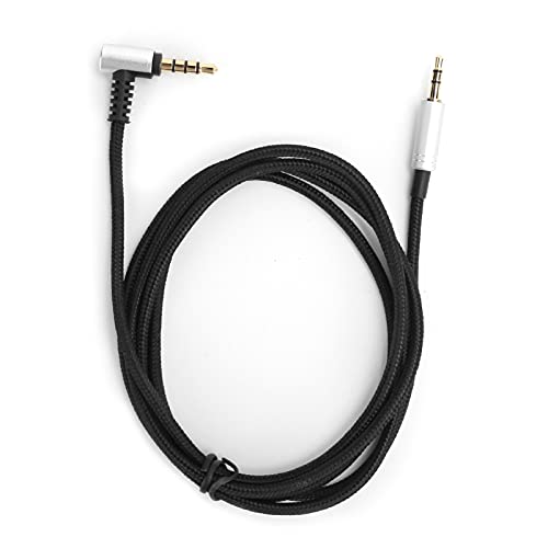 ASHATA Cable Auxiliar de Audio Macho de 3,5 mm a 2,5 mm para PS4, para Turtle Beach PX5 PX4 XP500 XP400 X42, Cable de Repuesto de Audio, Plug and Play, 1 m / 3,3 pies