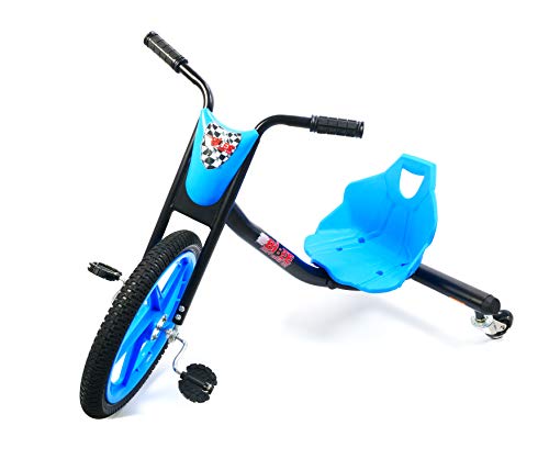 Bibee Drift Rider 360 Triciclo, Niño, Azul/Negro