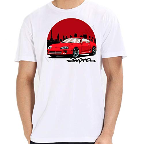 Camiseta Toyota Supra (Blanco, S)