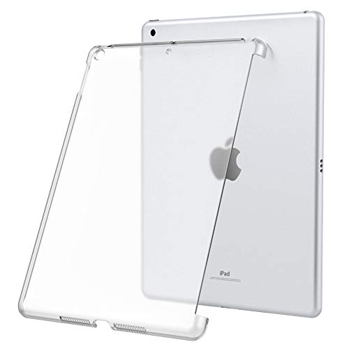 Dadanism Funda Compatible con iPad 8. Generation 2020/iPad 7. Generation 2019, Transparente Durable Protector Ultra Delgado Trasera de Plástico Compatible con iPad 10.2 2019 Tableta, Cristal Claro