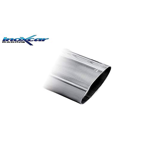 Inoxcar FICQ.10.102R 100% INOX Doble Escape Deportivo Adecuado para Abarth 695 180hp 2009-1x102mm Racing