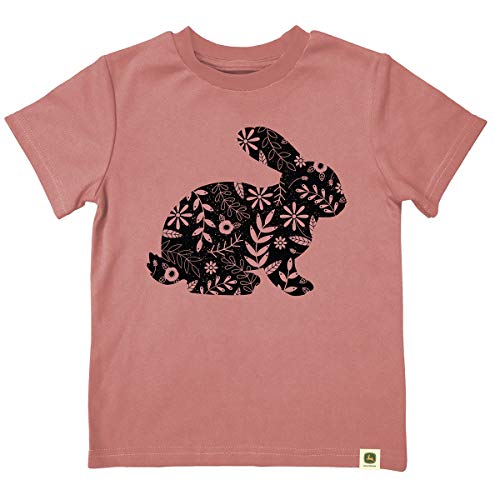 John Deere Infant/Youth Floral Bunny Ss Tee