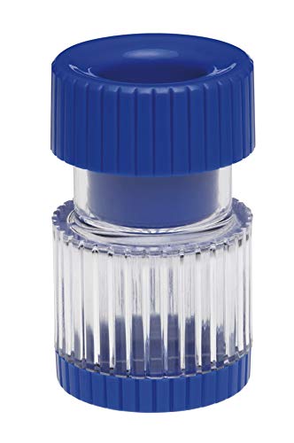 Mortero de pastillas First Aid Only, con compartimento, azul, plástico, P-10003