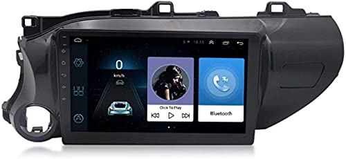 Navegación GPS para Toyota HILUX 2016-2018 10 Pulgadas Android Coche Estéreo Radio HD 1024 x 600 Entretenimiento Multimedia Soporte Google/Volante/GPS,4g+WiFi 2+32g