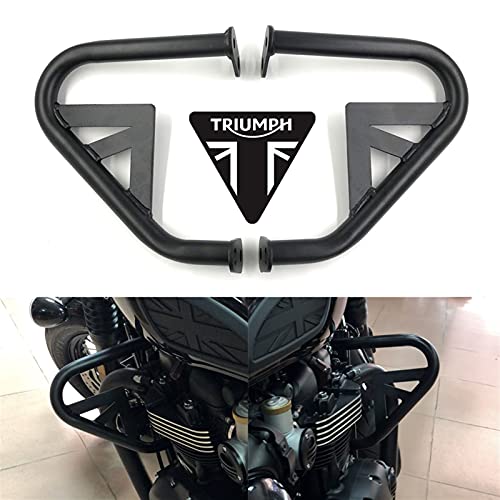 N+B Motorcycle Bumper Motor Guard Barras de accidente para Triumph Bonneville T100 T120 2016-2019 Bobber Street Twin/Cup Thruxton Motorcycle Accessories Protector de Motor