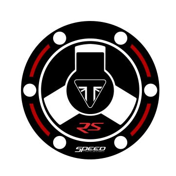 PROTECCIÓN DE Tapa DE Combustible Resina 3D Triumph Speed Triple 1050 RS 2018-2020 GP-668 (Black)