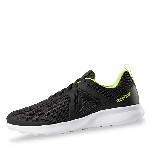 Reebok Quick Motion, Zapatillas de Trail Running Hombre, Multicolor (Black/Neon Lime/White/Cold Grey 000), 42 1/3 EU