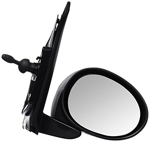 Ricambiitalia2017 - Espejo retrovisor exterior mecánico - Delantero lado derecho - Color negro - Para modelos a partir de 2005 al 2014
