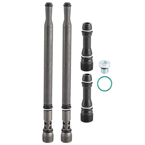 Stand Pipe and Dummy Plug Kit, 6E7Z 9A332 A Iron Stand Pipe + Updated Dummy Plug +Sealing Ring +Screw Set Fit for E‑350 2004‑2010