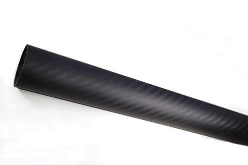 Tubo de carbono de 30 mm de diámetro, fibra de carbono visual, 3 K, longitud a elegir (1000 mm)