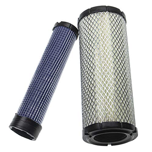 vhbw Set filtro compatible con New Holland 3050, 8N boomer, T1510, T2210, T2220, T2310 motor máquina construc. - 1x filtro interno, 1x filtro externo