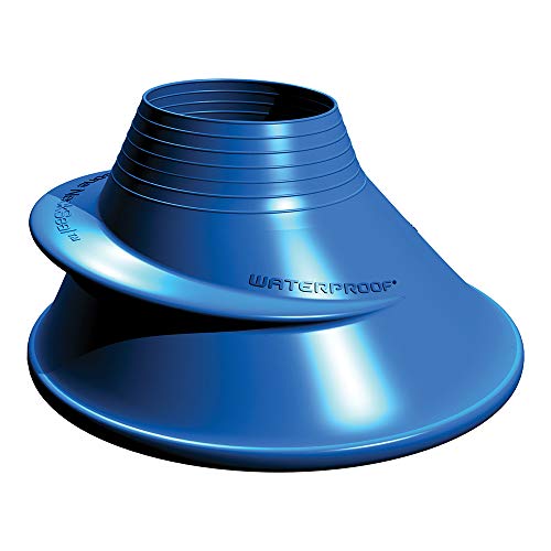Waterproof – cuello para traje de buceo (silicona), azul