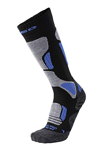 Xaed - Calcetines deportivos para hombre (negro/azul, 42/44)