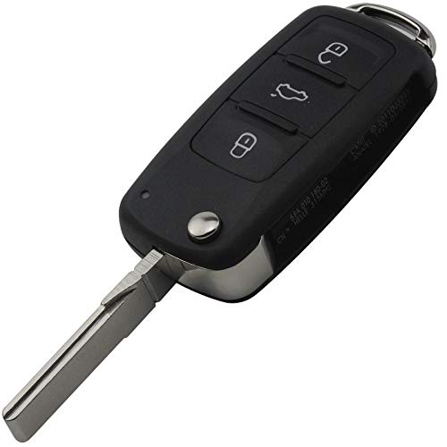 2/3/4/5 Buttons Car Key Case Shell For VW/Volkswagen Caddy EOS Golf Jetta Beetle Polo Up Tiguan Touran Folding Fild 3b