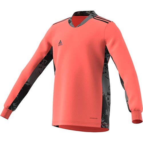 adidas Adi Pro 20 Goalkeeper Jersey Longsleeve Camiseta Portero, Niños, Signal Coral/Black, 164