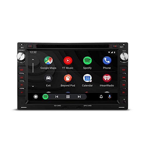 Android 10.0 Doble 2 DIN Radio estéreo para automóvil Reproductor de DVD Pantalla táctil de 7 pulgadas Navegación GPS DSP integrado Admite RCA completo AutoPlay MirrorLink BT5.0 1080P DVR DAB + para