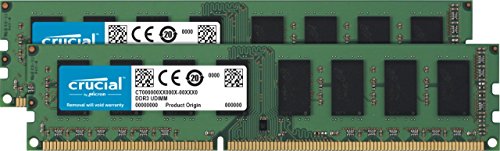 Crucial RAM CT2K51264BD160B 8 GB (2 x 4 GB) DDR3 1600 MHz CL11 Kit de Memoria de Escritorio
