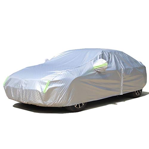 Funda de coche, compatible con fundas de coche Volkswagen Tiguan, funda de coche exterior gruesa de tamaño completo impermeable con bolsa de almacenamiento ( Color : A , Size : 2013 2.0TSI R-Line )