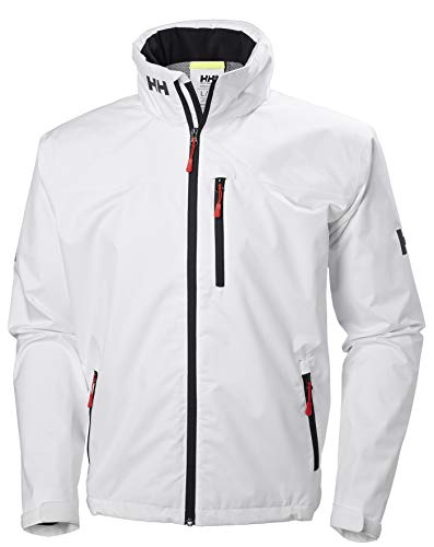 Helly Hansen Hombre Crew Hooded Jacke Chaqueta Not Applicable, Blanco, L