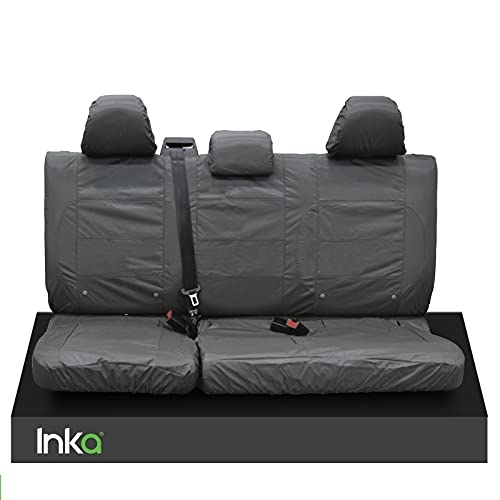 Inka - Fundas de asiento delanteras y traseras impermeables para Volkswagen Caddy Maxi Life Model 2010 – 2020 [todas las variaciones de asientos] (trasero 2+1 juego)