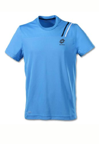 Lotto Aquarius - Camiseta para hombre (talla S), color azul marino
