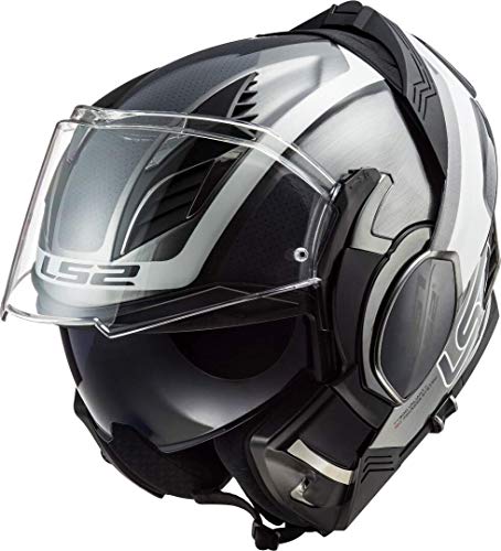LS2, casco de moto modular VALIANT II orbit jeans, S