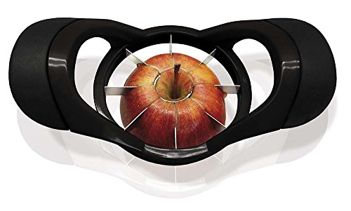 NERTHUS FIH 021 - Pelador de manzanas de Acero Inoxidable, Pela, Deshuesa y Corta rodajas la manzana en cuestión de segundos