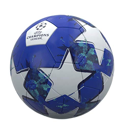 UEFA Champions League - Balón de fútbol (talla 5), color azul y blanco