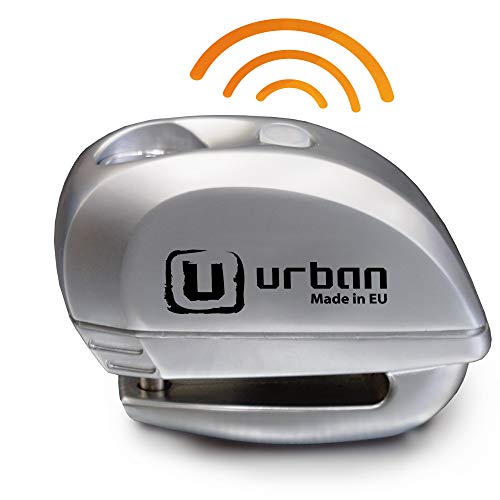 URBAN UR22 Candado antirrobo Moto Disco Alarma 120 db Warning, ø 6 mm, metálico